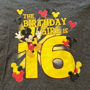 Disney 16 th bday shirt